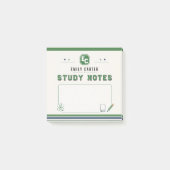 Post-it® Housse personnalisée de l'école de science vert ma (Devant)