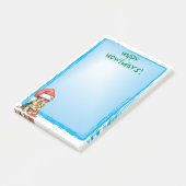 Post-it® Howlidays heureux Yorkie (Incliné)
