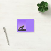 Post-it® Howling Wolf at Sunset - Art faunique original (Bureau)