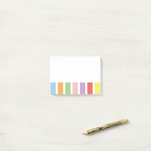 Post-it® Hues du Colorful (Sur un bureau)