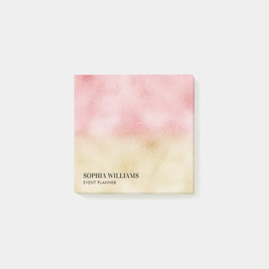 Post-it® Huile rose et or Ombre (Devant)