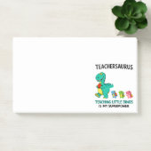 Post-it® Humour de professeur Teachersaurus avec de petits  (Bureau)
