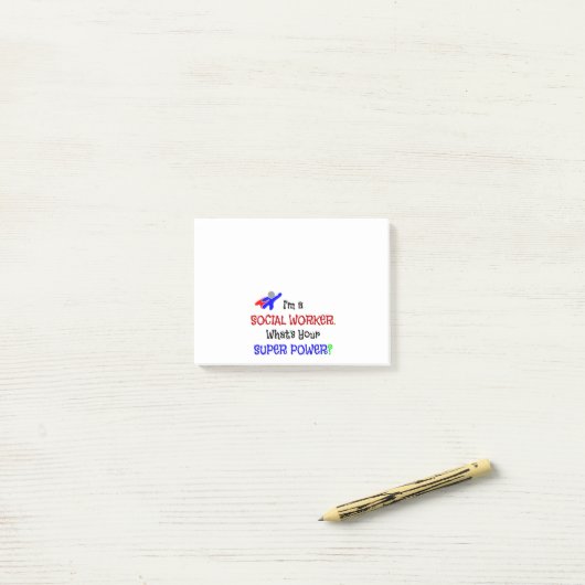 Post-it® Humour des travailleurs sociaux (Sur un bureau)