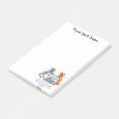 Post-it® Humour drôle de chat (Incliné)