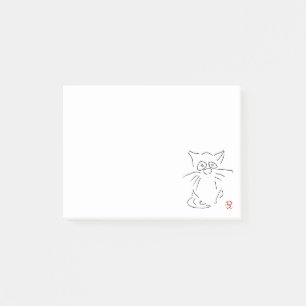 Post-it® « Hungry Eyes » chats Cartoon poste its