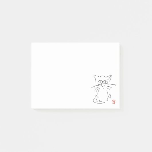Post-it® « Hungry Eyes » chats Cartoon poste its (Devant)