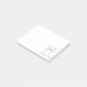 Post-it® « Hungry Eyes » chats Cartoon poste its (Incliné)