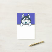 Post-it® Husky Cute Sibérien Husky Amoureux des chiens Cade (Sur un bureau)