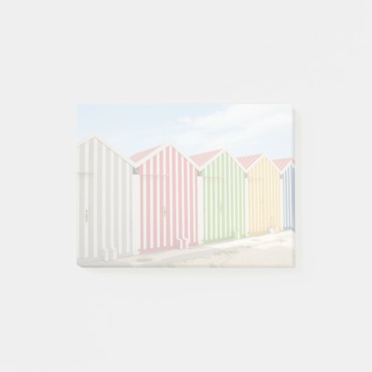 Post-it® Huttes colorées sur la plage (Devant)