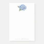 Post-it® Hydrangea Bleue Peinte Fleurir Personnalisé (Devant)