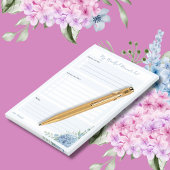 Post-it® Hydrangea Floral 'Mes Moments Mindful Lists'