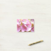 Post-it® Hydrangea garden, rose, bleu, purple floral (Sur un bureau)