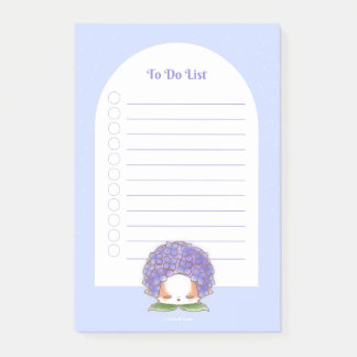 Post-it® Hydrangea Mochi Rainy Days Purple Blue Flower