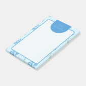 Post-it® Hydrangea Personnalisable de Style Grandmillennial (Incliné)