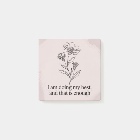 Post-it® I Am Doing My Best, And That Is Enough (Devant)