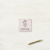 Post-it® I Am Doing My Best, And That Is Enough (Sur un bureau)