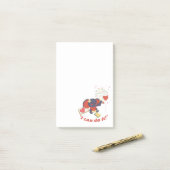 Post-it® I Can Do It and Baby Elephant Notes (Sur un bureau)