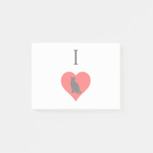 Post-it® I chats de coeur