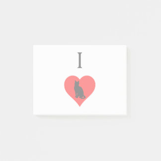 Post-it® I chats de coeur