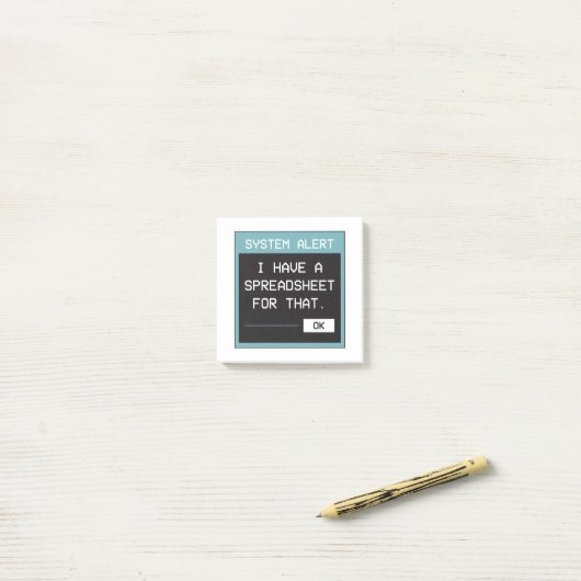 Post-it® I Have a Spreadsheet for That Funny Office (Sur un bureau)