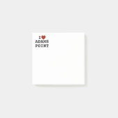 Post-it® I heart Adams Point Notes (Devant)