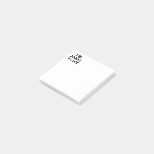 Post-it® I heart Adams Point Notes (Incliné)