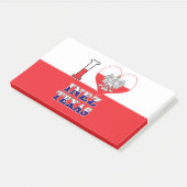 Post-it® I Heart Love Inez Texas (Incliné)