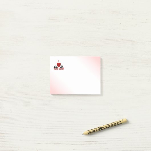 Post-it® I Heart Panda Bears (Sur un bureau)