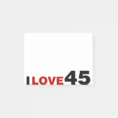 Post-it® I Love 45 (Devant)