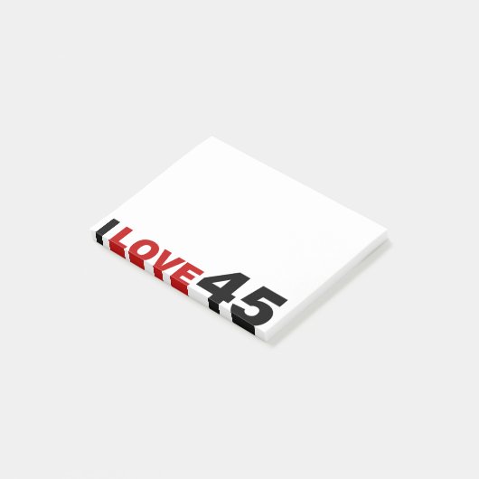 Post-it® I Love 45 (Incliné)