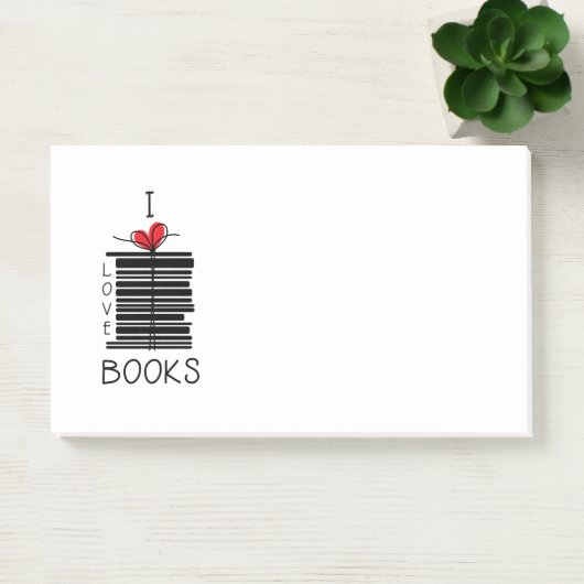 Post-it® "I Love Books" (Bureau)