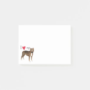 Post-it® I Love my American Staffordshire Terrier