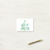 Post-it® I Love Peace Beautiful Art Print Text Design (Sur un bureau)