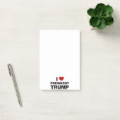 Post-it® I Love Président Trump Heart (Bureau)