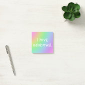 Post-it® I Love Rainbows Pastel Gradient (Bureau)