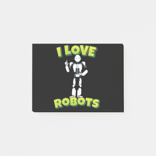 Post-it® I Love Robots Robotics (Devant)