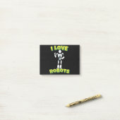 Post-it® I Love Robots Robotics (Sur un bureau)