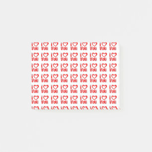 Post-it® I Love You Post it Note