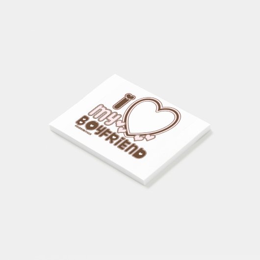 Post-it® i luv brown bf (Incliné)