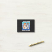 Post-it® I Quoi Normal Deux Huskies Shiba Dog (Sur un bureau)