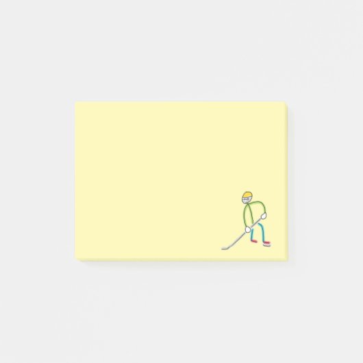 Post-it® Ice Hockey Stickman (Devant)