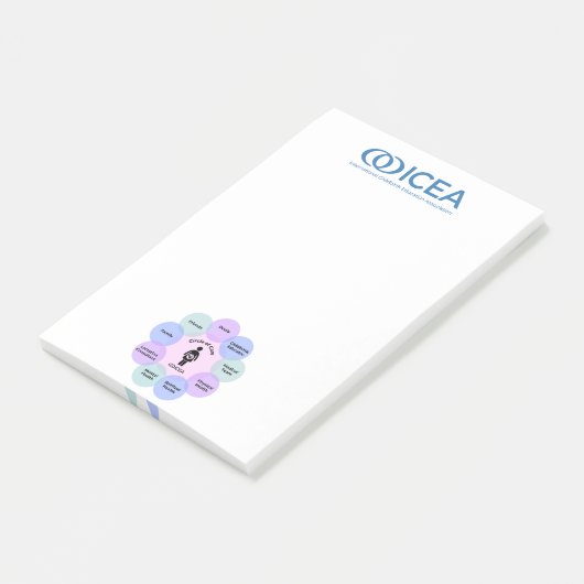 Post-it® ICEA Circle de soins Note Pad (Incliné)