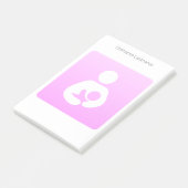 Post-it® Icône allaitante rose (Incliné)