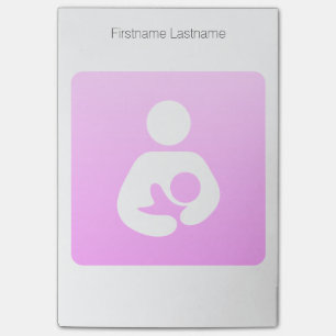 Post-it® Icône allaitante rose