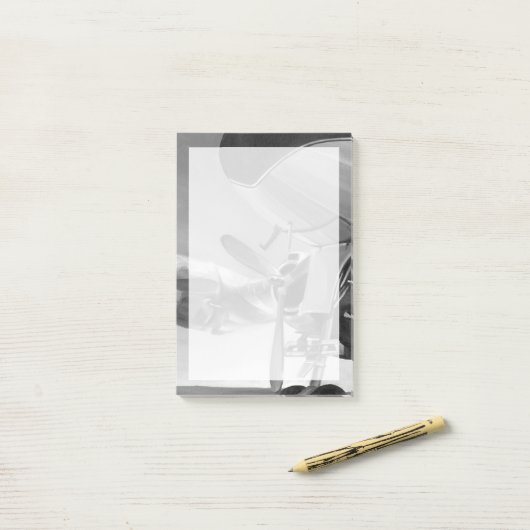 Post-it® Icône Aviation (Sur un bureau)