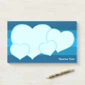 Post-it® Icône Coeur plat (Sur un bureau)