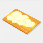 Post-it® Icône Coeur plat (Incliné)
