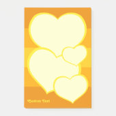 Post-it® Icône Coeur plat (Devant)