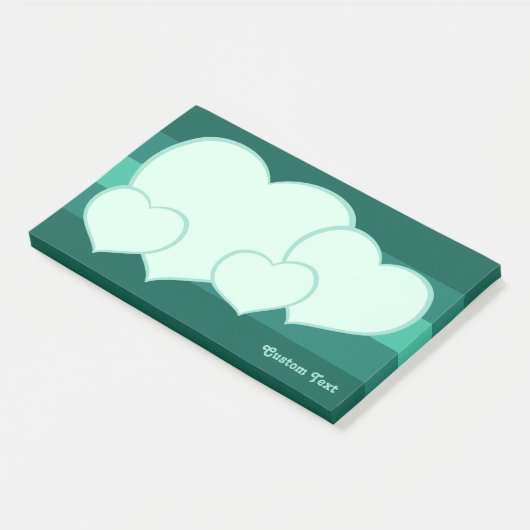 Post-it® Icône Coeur plat (Incliné)