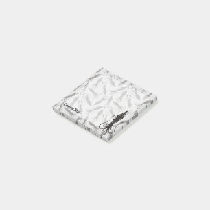 Post-it® Icône de calmar noir
